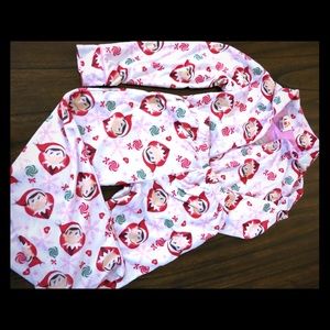 Elf On A Shelf Girl’s Matching Pajamas Size 8